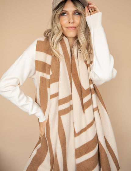 Warm Me Up Beige/Camel - Scarf