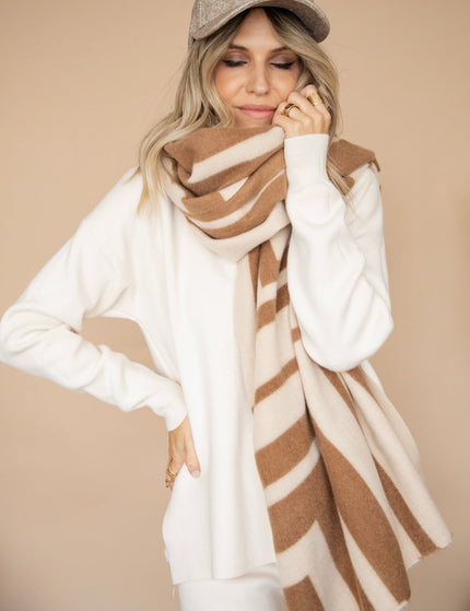 Warm Me Up Beige/Camel - Scarf