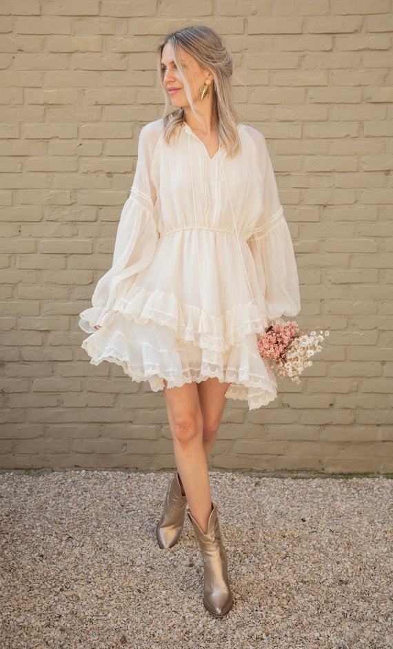 Kleid - Lola Layer - Beige