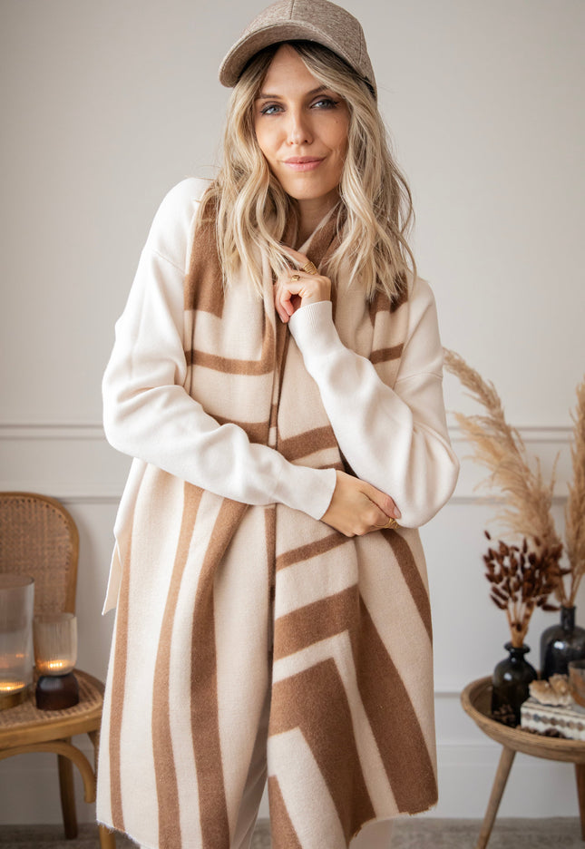 Warm Me Up Beige/Camel - Scarf