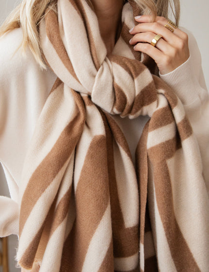 Warm Me Up Beige/Camel - Scarf