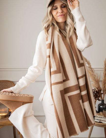 Warm Me Up Beige/Camel - Scarf