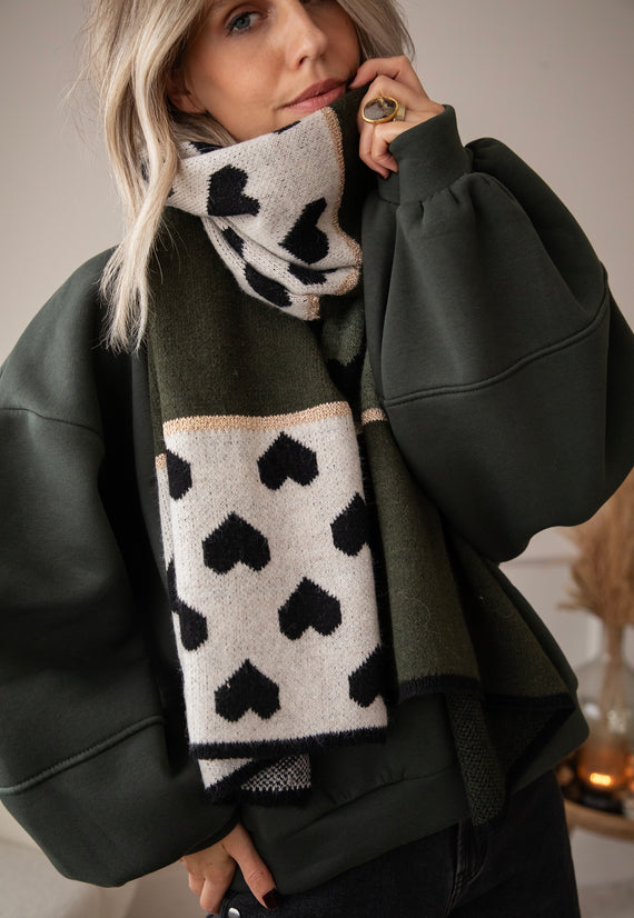 Schal - Surrounded By Love - Khaki/Beige