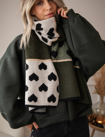 Surrounded By Love Khaki/Beige - Scarf