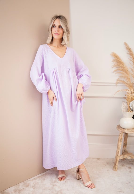 Maud Tetra Lila - Maxi Dress