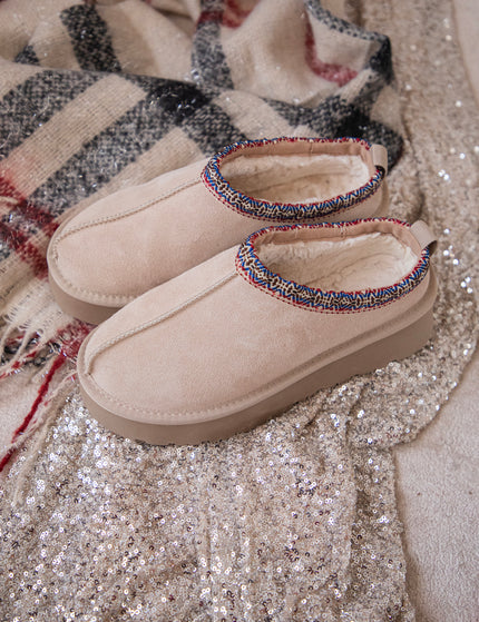 Platform Boho Border Beige - Flats