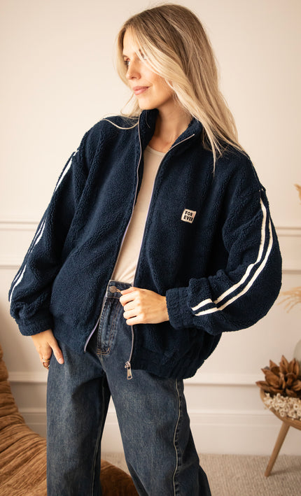 Forever Teddy Dark Blue - Jacket