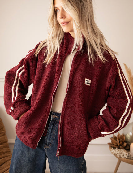 Forever Teddy Burgundy - Jacket