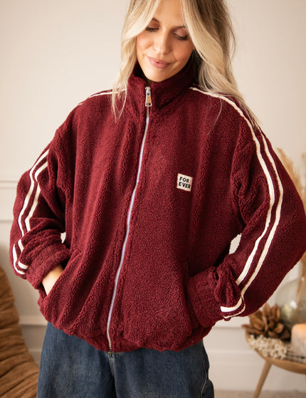 Forever Teddy Burgundy - Jacket