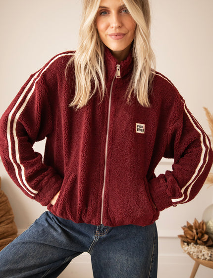 Forever Teddy Burgundy - Jacket