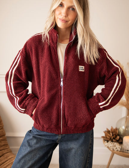 Forever Teddy Burgundy - Jacket