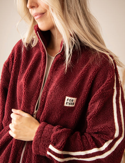 Forever Teddy Burgundy - Jacket