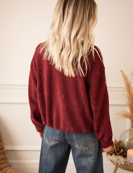 Forever Teddy Burgundy - Jacket