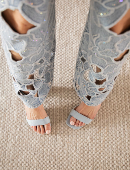 Statement Step Soft Blue - Heels