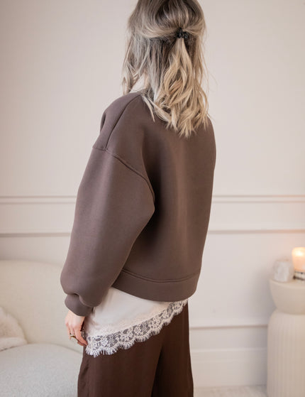 Rue De Mon Coeur Brown - Sweater