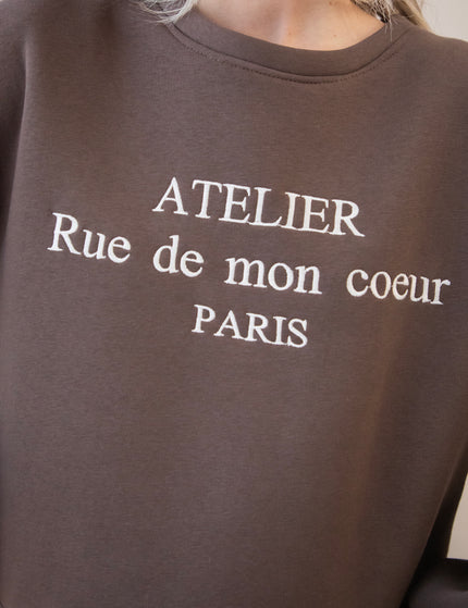 Rue De Mon Coeur Brown - Sweater
