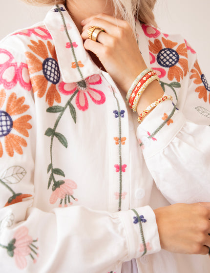 Fleurine White - Blouse