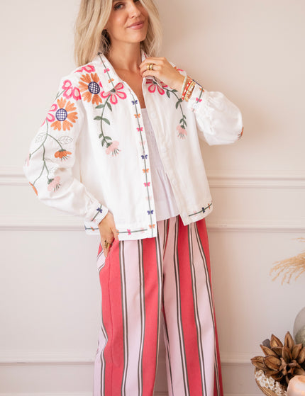Fleurine White - Blouse
