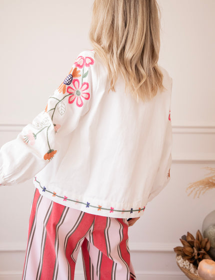 Fleurine White - Blouse