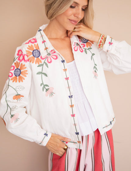 Fleurine White - Blouse