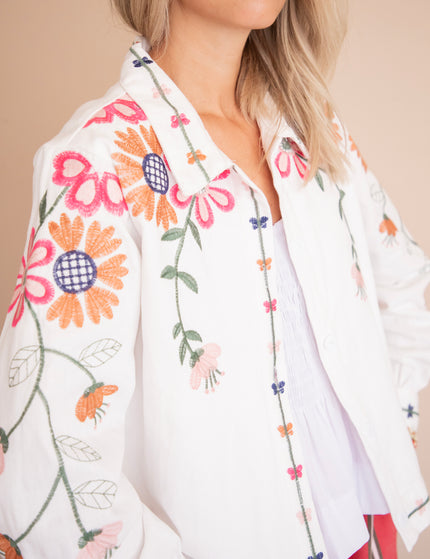 Fleurine White - Blouse