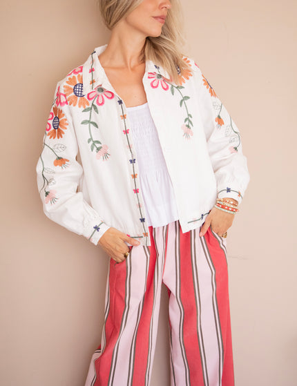 Fleurine White - Blouse