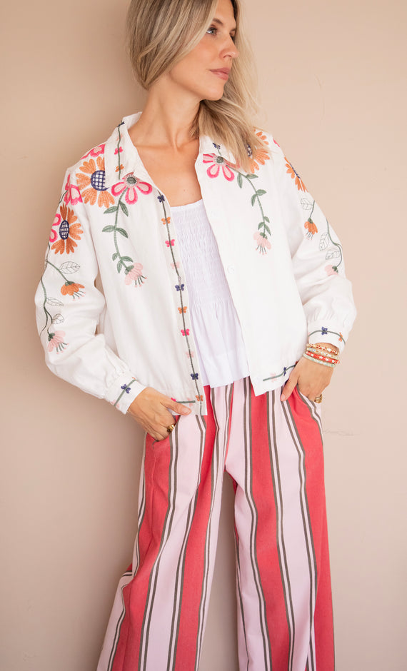 Fleurine White - Blouse