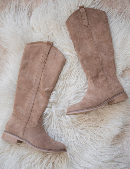 Tory Suede Camel - Boots