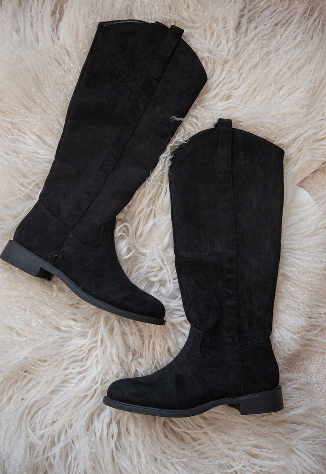 Tory Suede Black - Boots