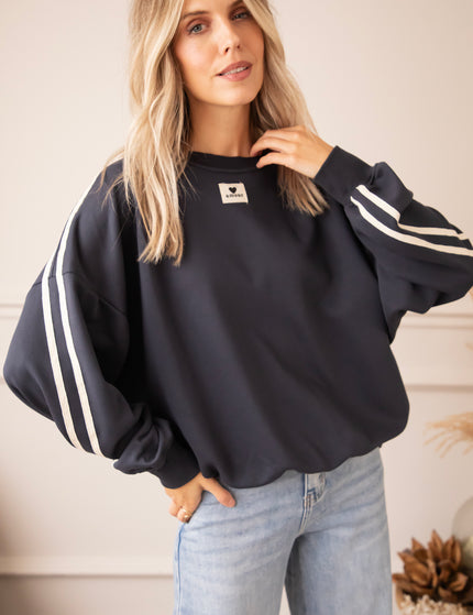 Amour Vintage Navy - Sweater