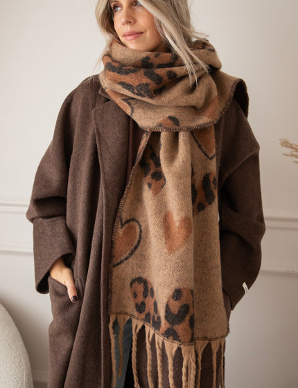 Falling In Love Taupe - Sjaal