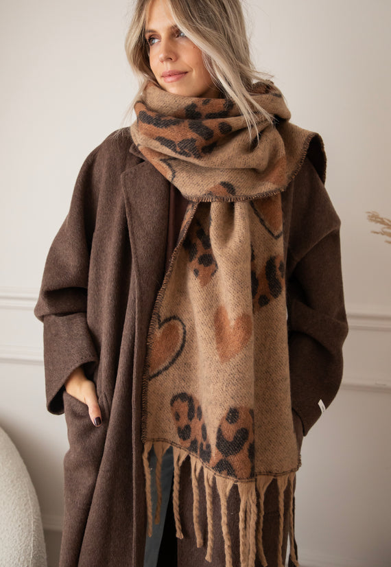 Falling In Love Taupe - Sjaal