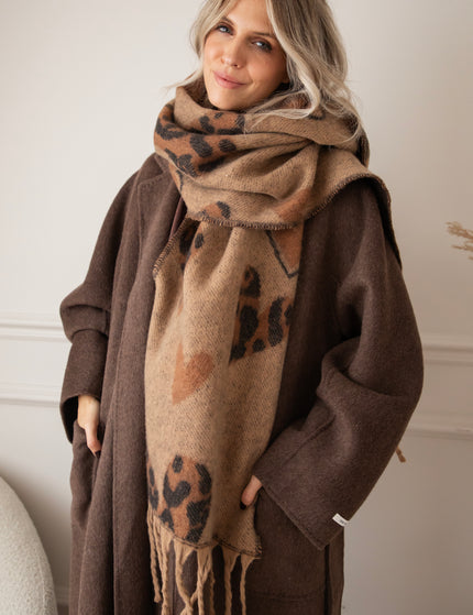 Falling In Love Taupe - Sjaal