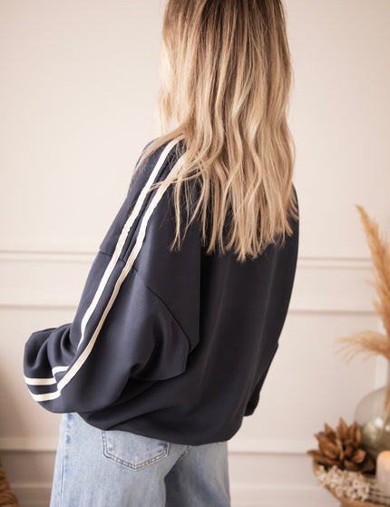 Amour Vintage Navy - Sweater