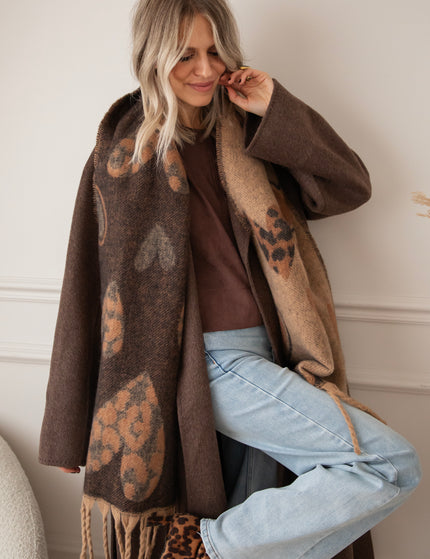 Falling In Love Taupe - Sjaal
