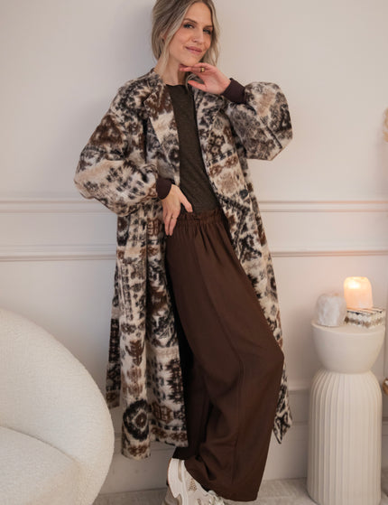 Zita Aztec Beige/Brown - Jas