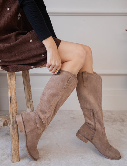 Tory Suede Camel - Boots