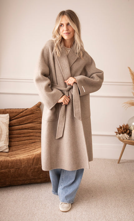Mara Manteaux Taupe - Jas