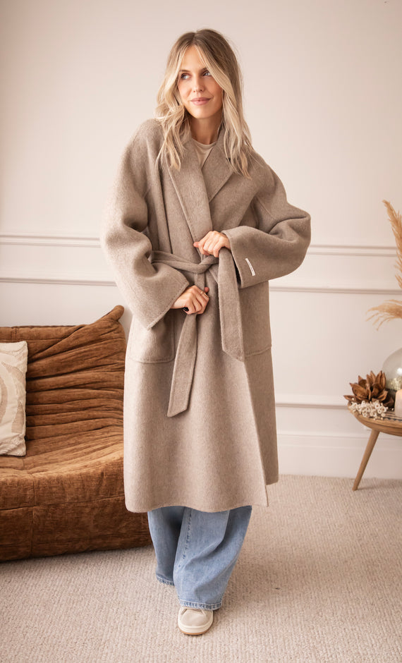 Mara Manteaux Taupe - Jas
