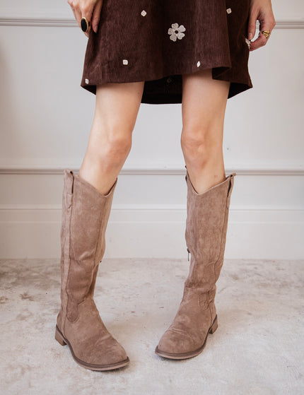 Tory Suede Camel - Boots