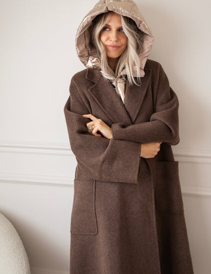Mara Manteaux Choco - Coat
