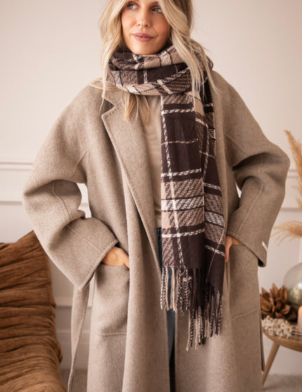 Heritage Check Brown/Camel - Sjaal