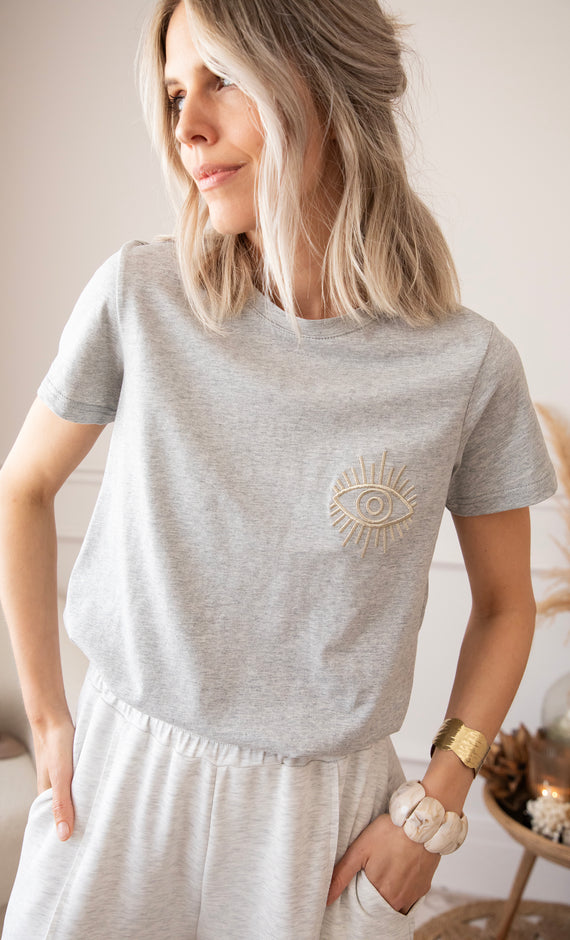 The Golden Eye Grey - T-Shirt