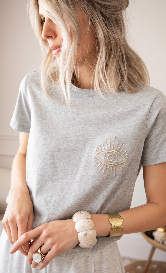 The Golden Eye Grey - T-Shirt