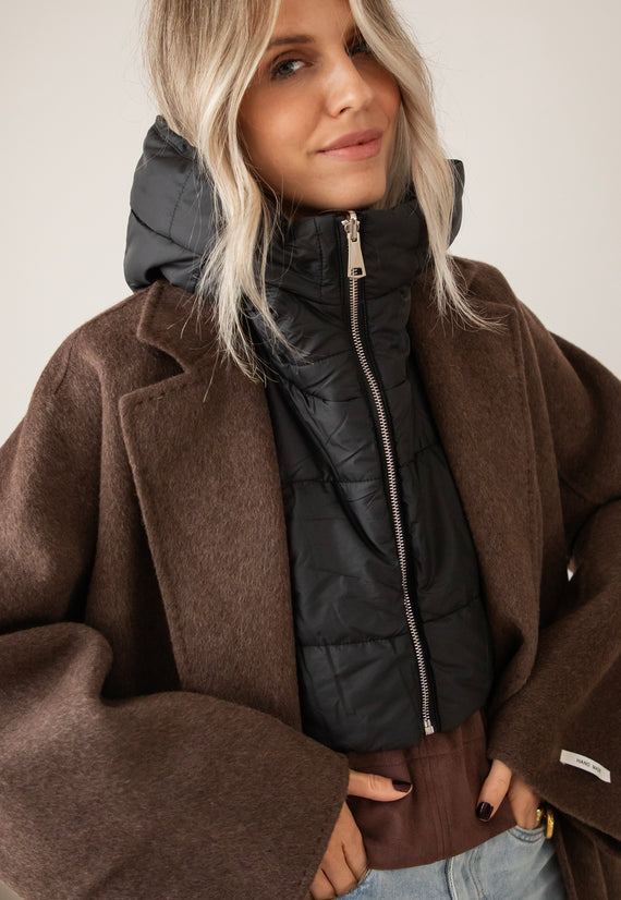 Kapuze - Petit Puff - Schwarz