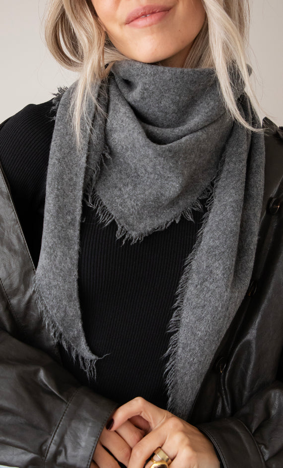 More Than A Scarf Dark Grey - Scarf 