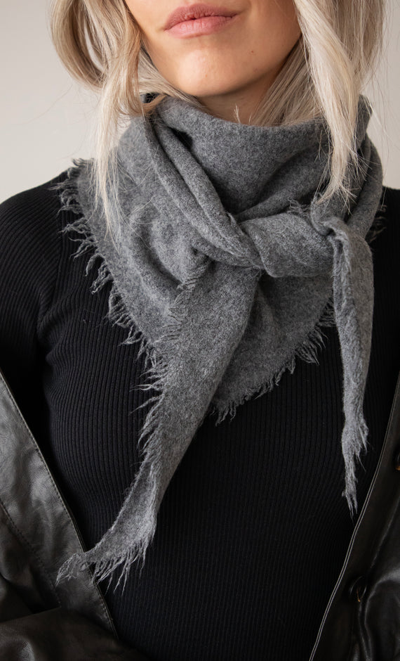 More Than A Scarf Dark Grey - Scarf 