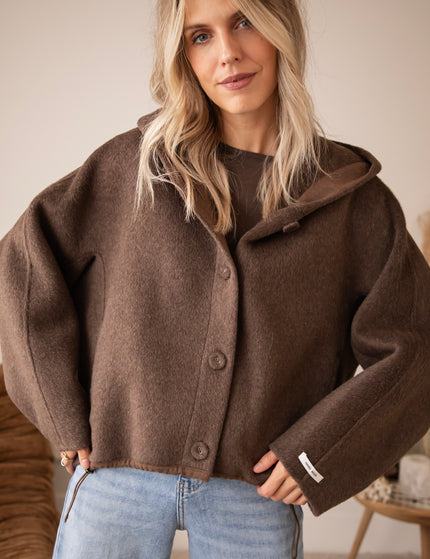 Mara Hooded Choco - Jacket