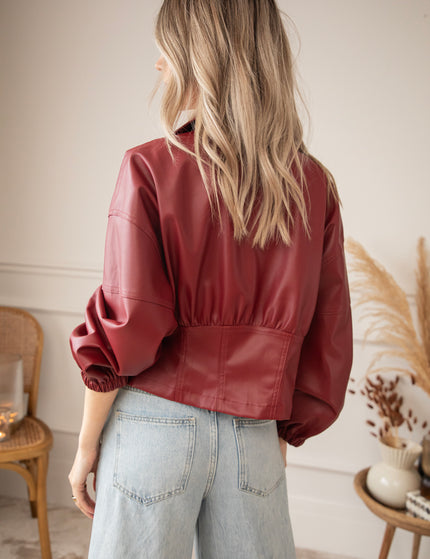 Love Leather Burgundy - Jacket