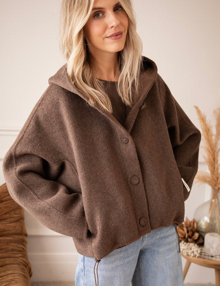 Mara Hooded Choco - Jacket